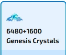 6480+1600 Genesis Crystals
